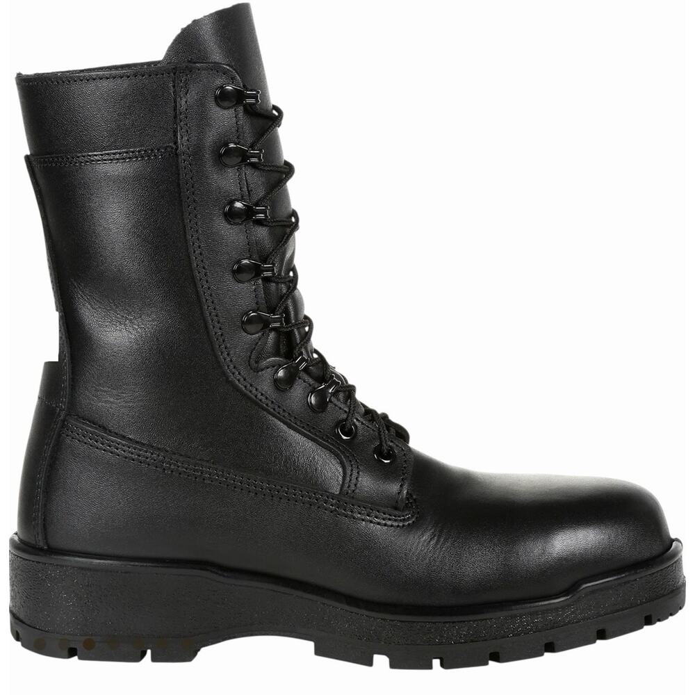 Rocky Women's Navy Inspired 9" Steel Toe Boot Durable Work Safety Footwear Wide - Picture 6 of 9